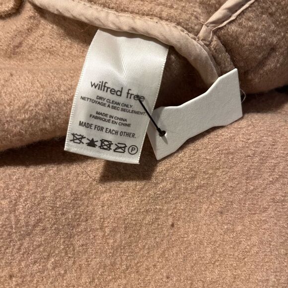 Wilfred Free Aritzia The Ganna Shirt Jacket Merino-wool shacket women’s XS - Picture 4 of 5